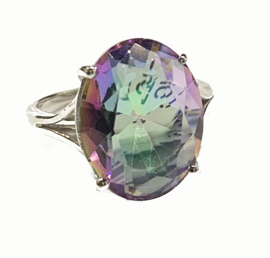 Rings: Mystic Topaz ring